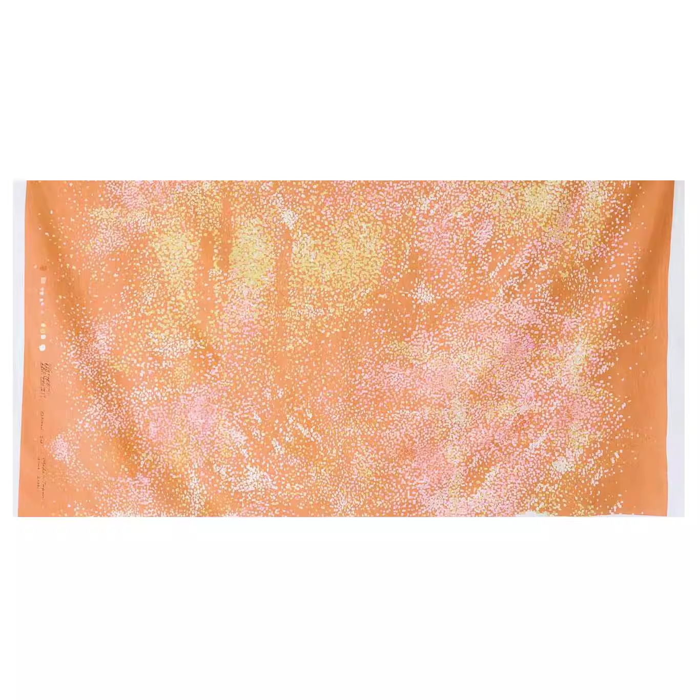 Nani Iro Silk Fabric Water Fall Orange by the Yard