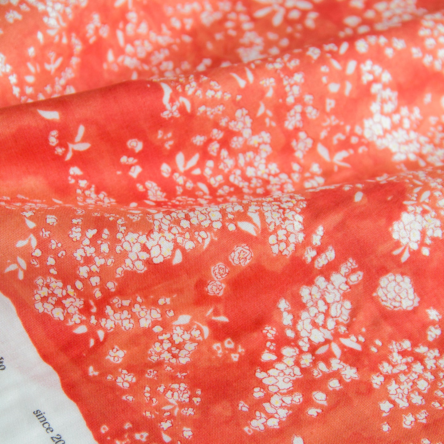Nani Iro Double Gauze Cotton Fabric Lei nani Corolla Red by the Yard