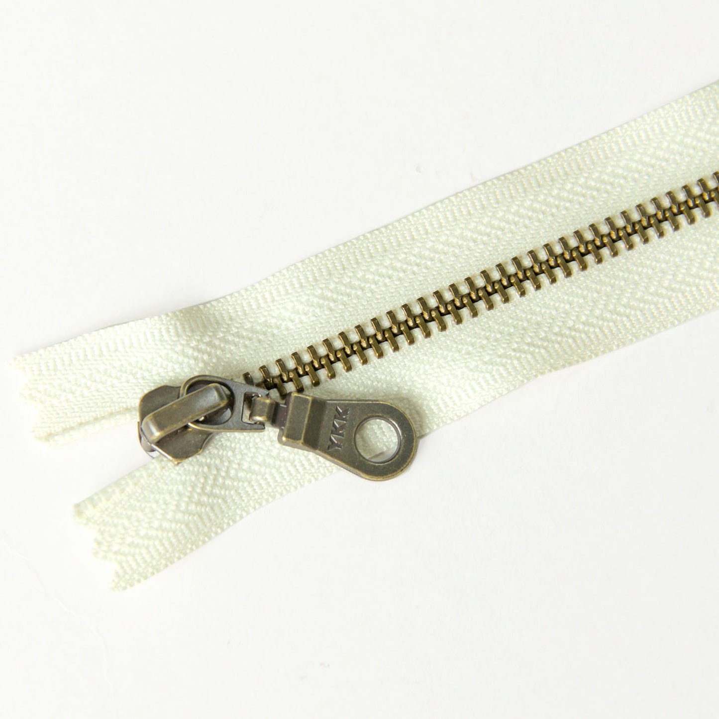 YKK #5 Closed-End Metal Zippers with Bronze Teeth for Sewing Bags & Crafts