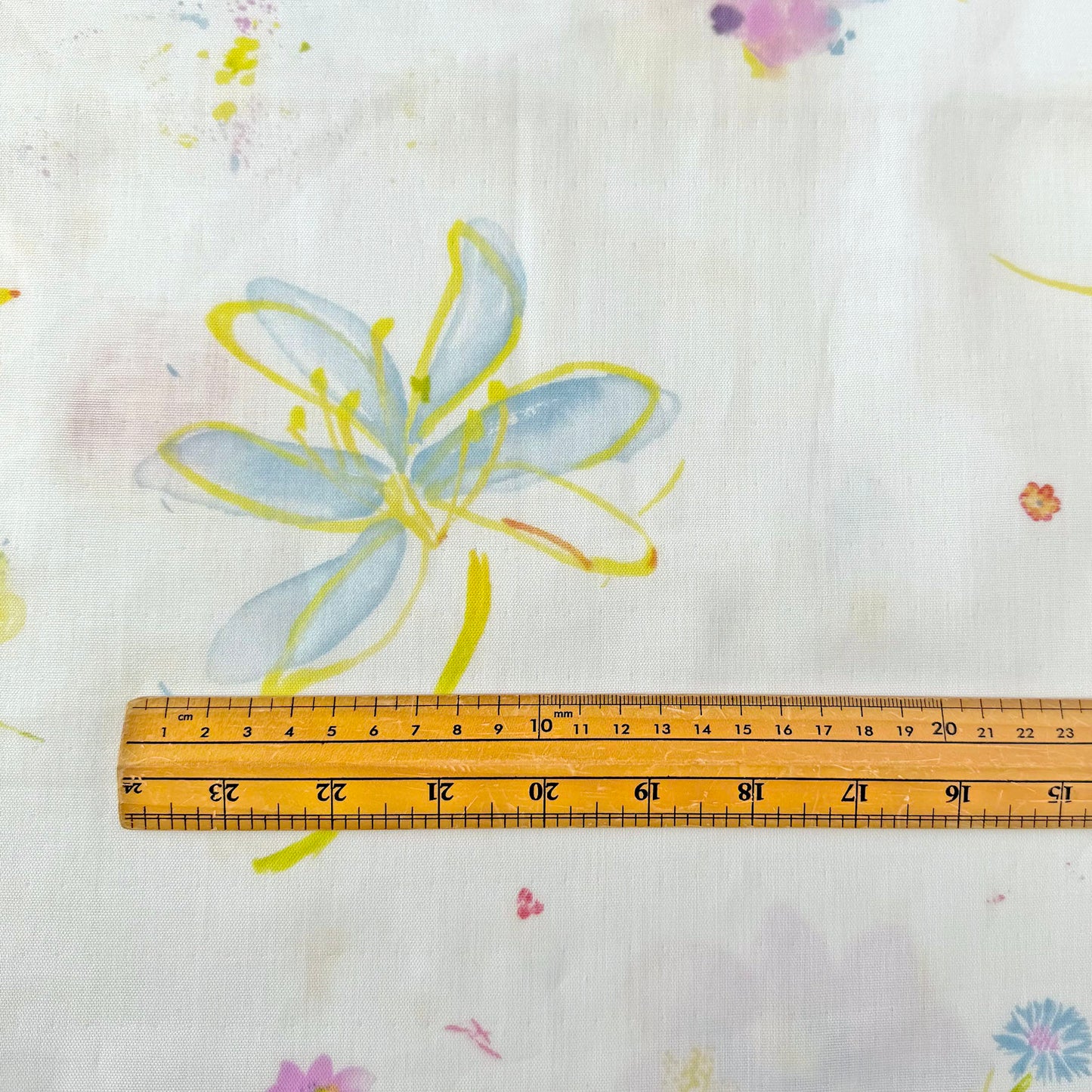 Nani Iro Double Gauze Cotton Fabric Haha White by the Yard