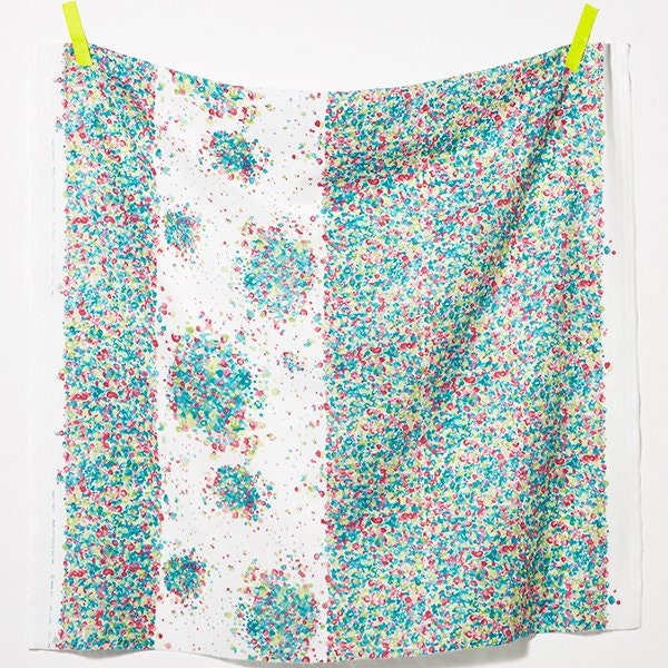 Nani Iro Double Gauze Cotton Fabric Fuwari fuwari White by the Yard