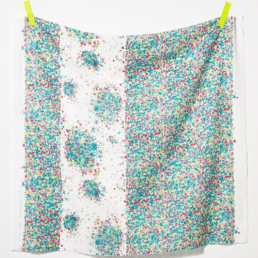 Nani Iro Double Gauze Cotton Fabric Fuwari fuwari White by the Yard