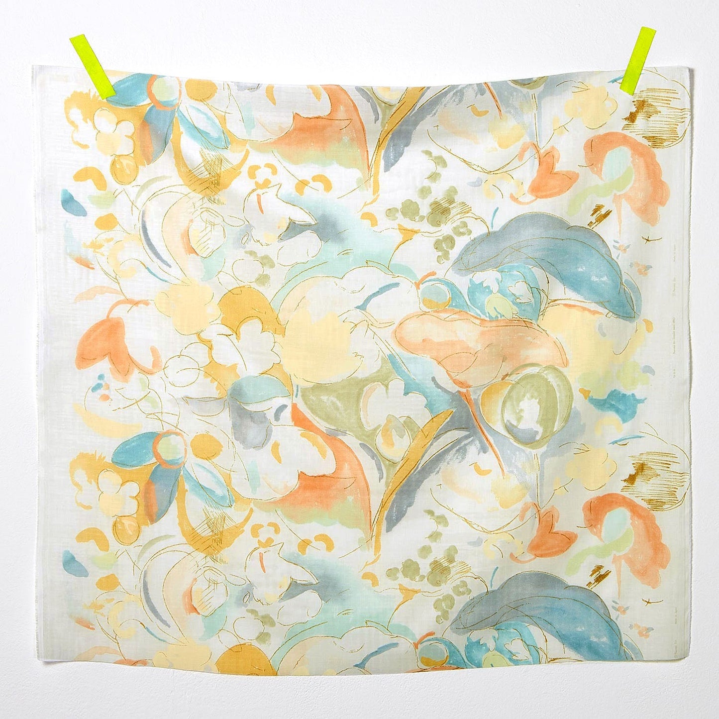 Nani Iro Double Gauze Cotton Fabric As It Is PeachPuff by the Yard
