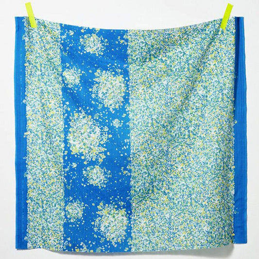 Nani Iro Double Gauze Cotton Fabric Fuwari fuwari Blue by the Yard