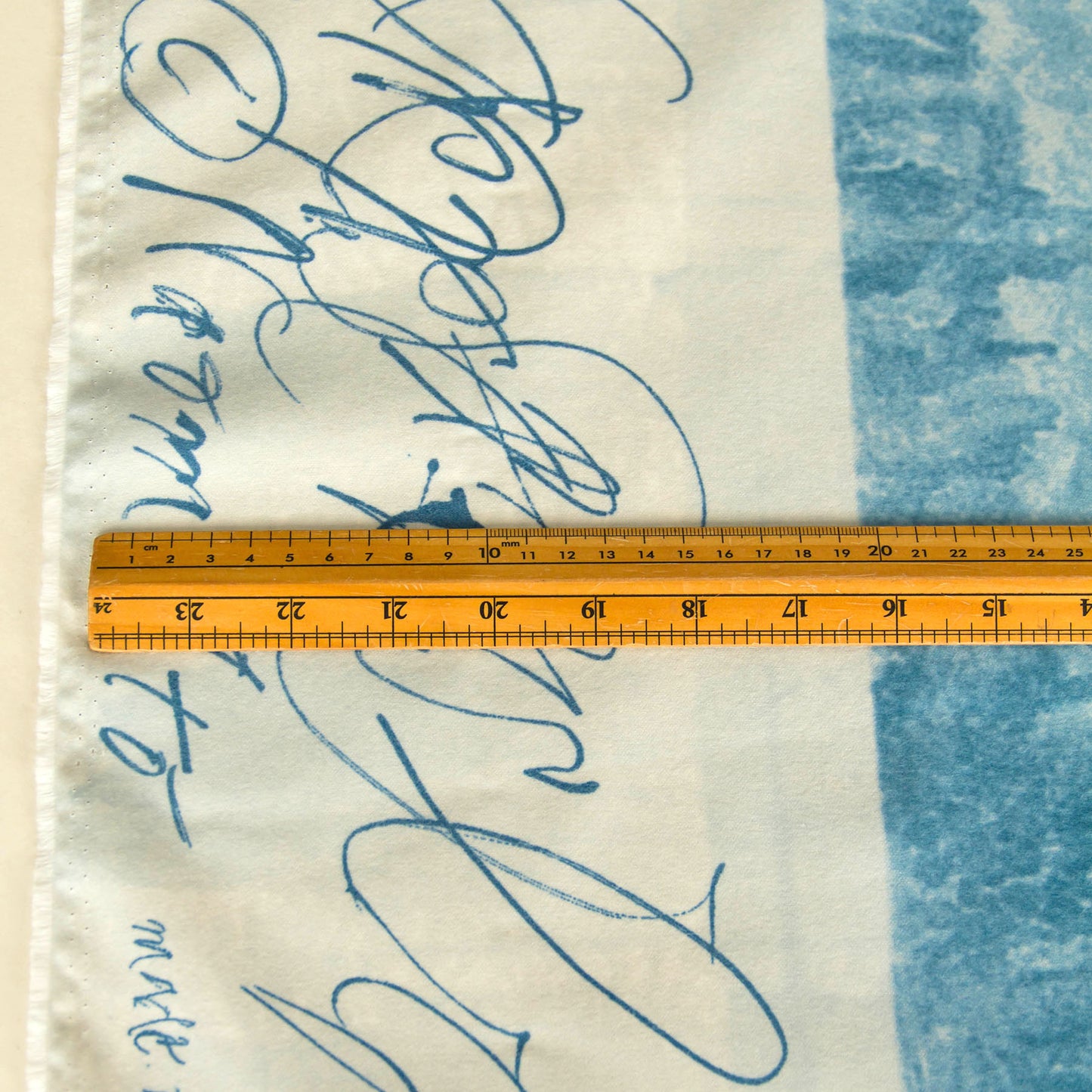 Nani IRO Brushed Cotton Flannel Ripple Blue by the Yard
