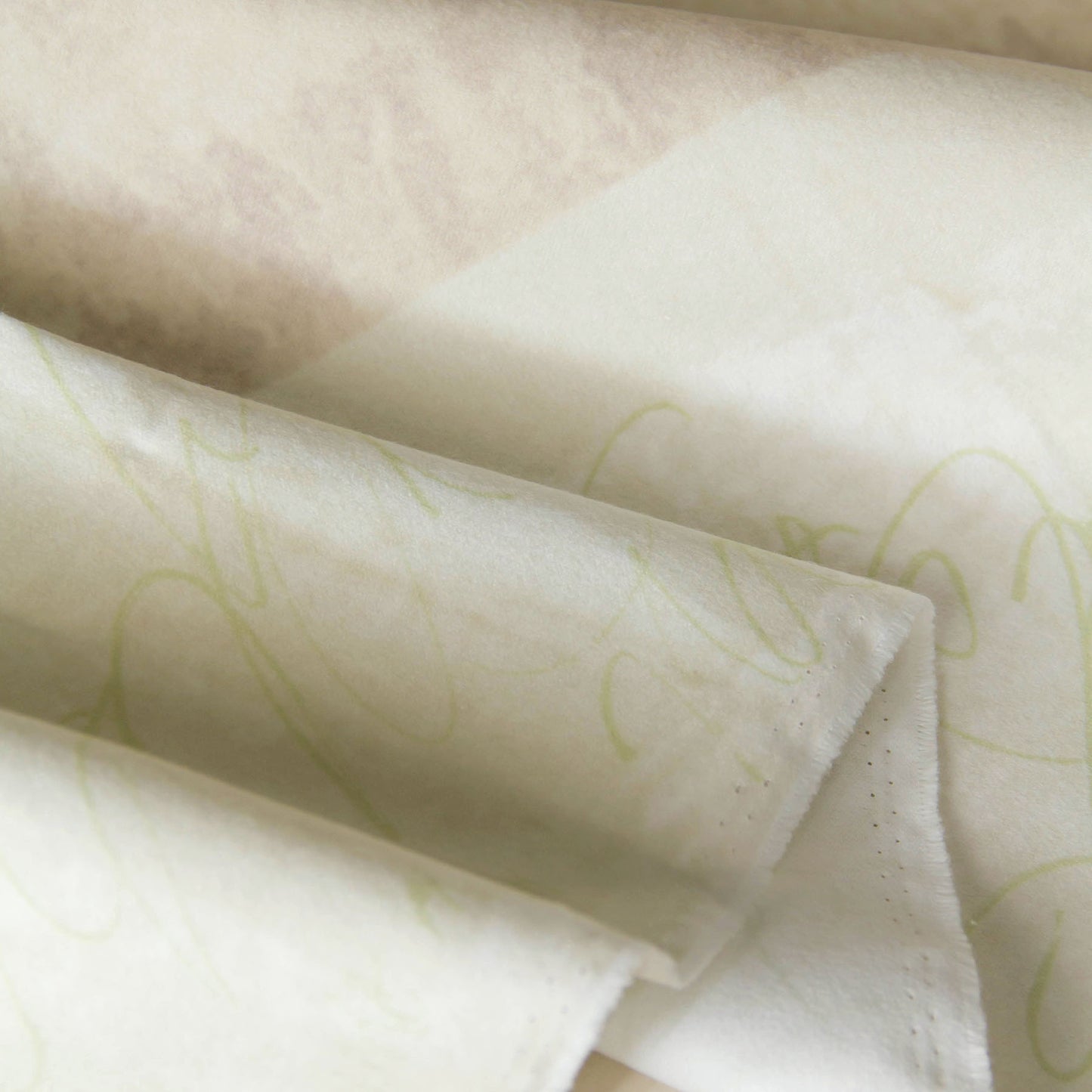 Nani IRO Brushed Cotton Flannel Ripple Beige by the Yard