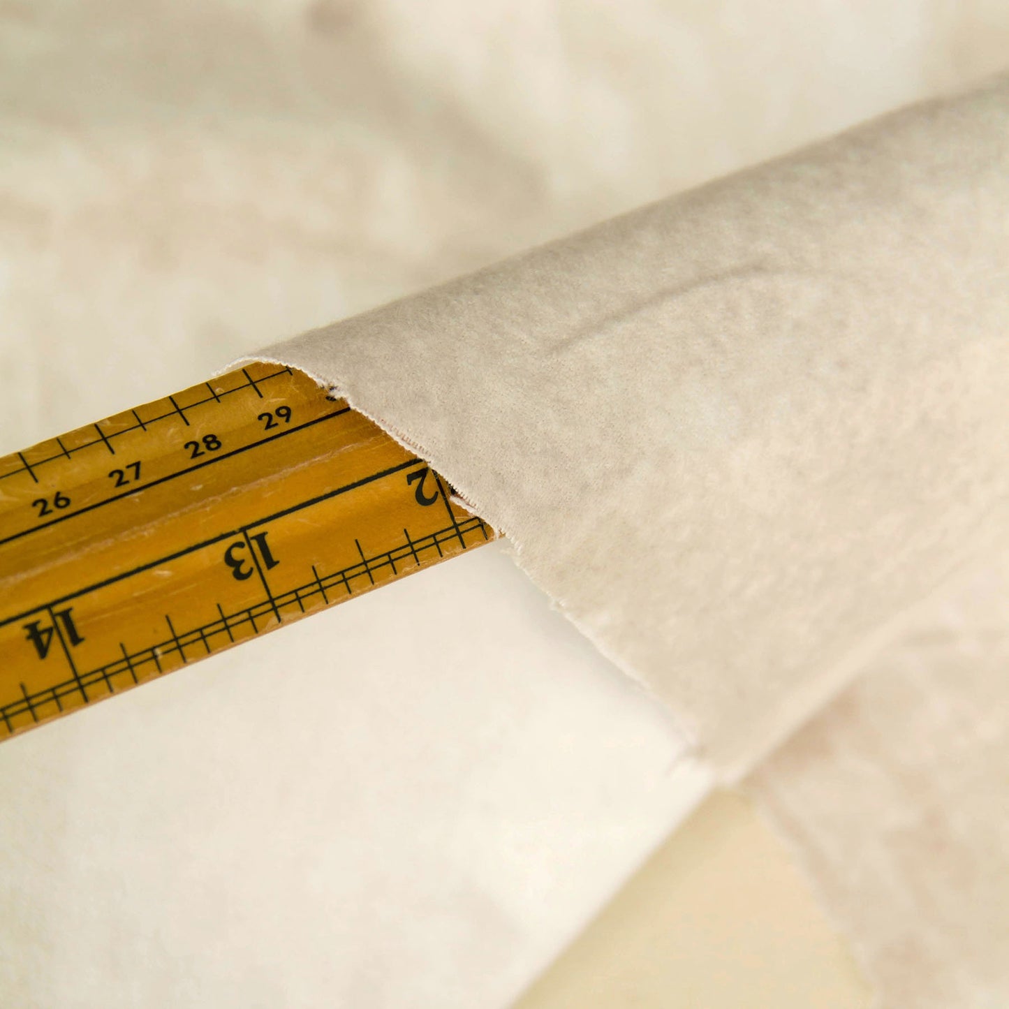 Nani IRO Brushed Cotton Flannel Ripple Beige by the Yard