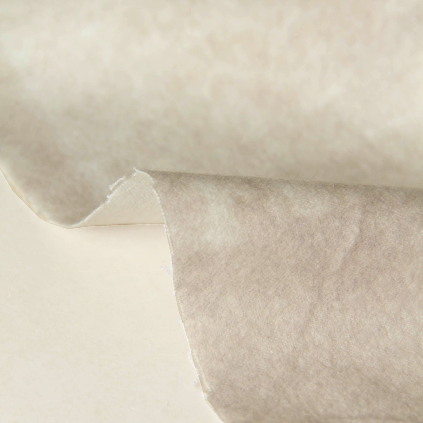 Nani IRO Brushed Cotton Flannel Ripple Beige by the Yard