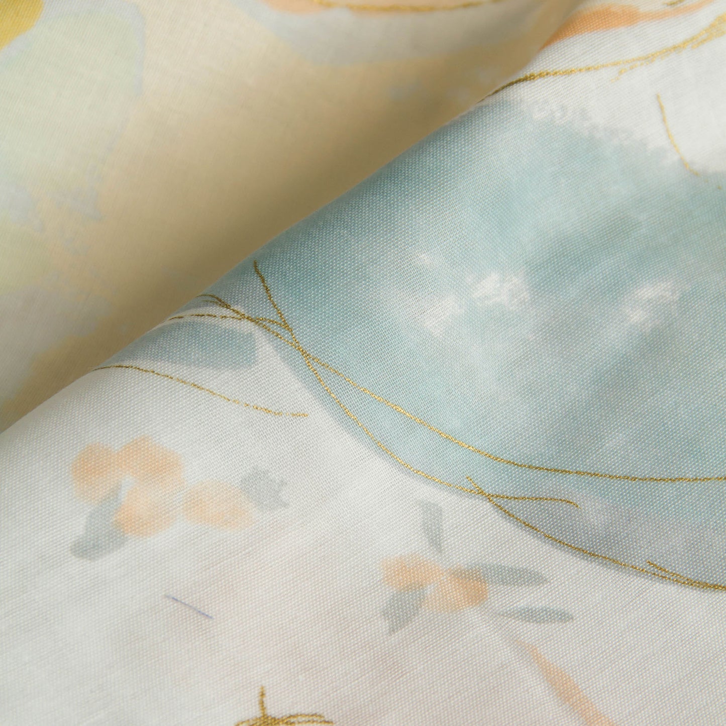 Nani Iro Double Gauze Cotton Fabric As It Is PeachPuff by the Yard