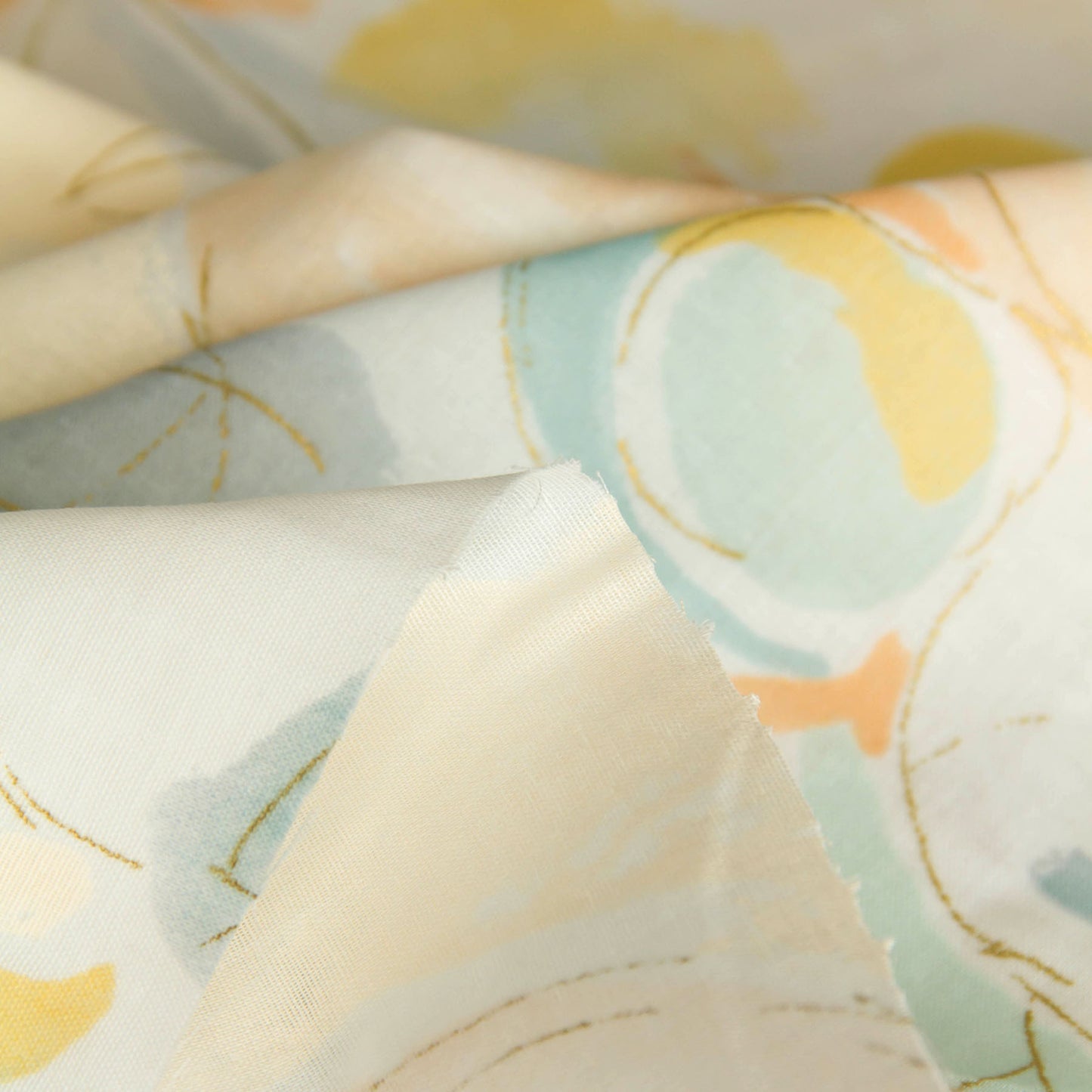 Nani Iro Double Gauze Cotton Fabric As It Is PeachPuff by the Yard