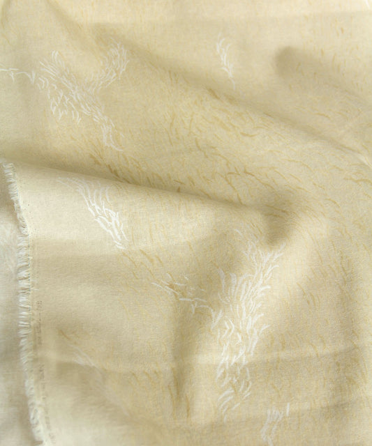 Nani IRO Brushed Cotton Linen elegant wind Beige by the Yard