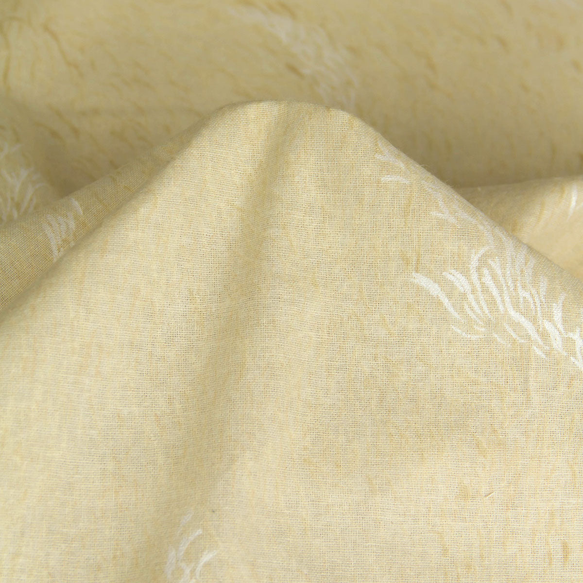 Nani IRO Brushed Cotton Linen elegant wind Beige by the Yard
