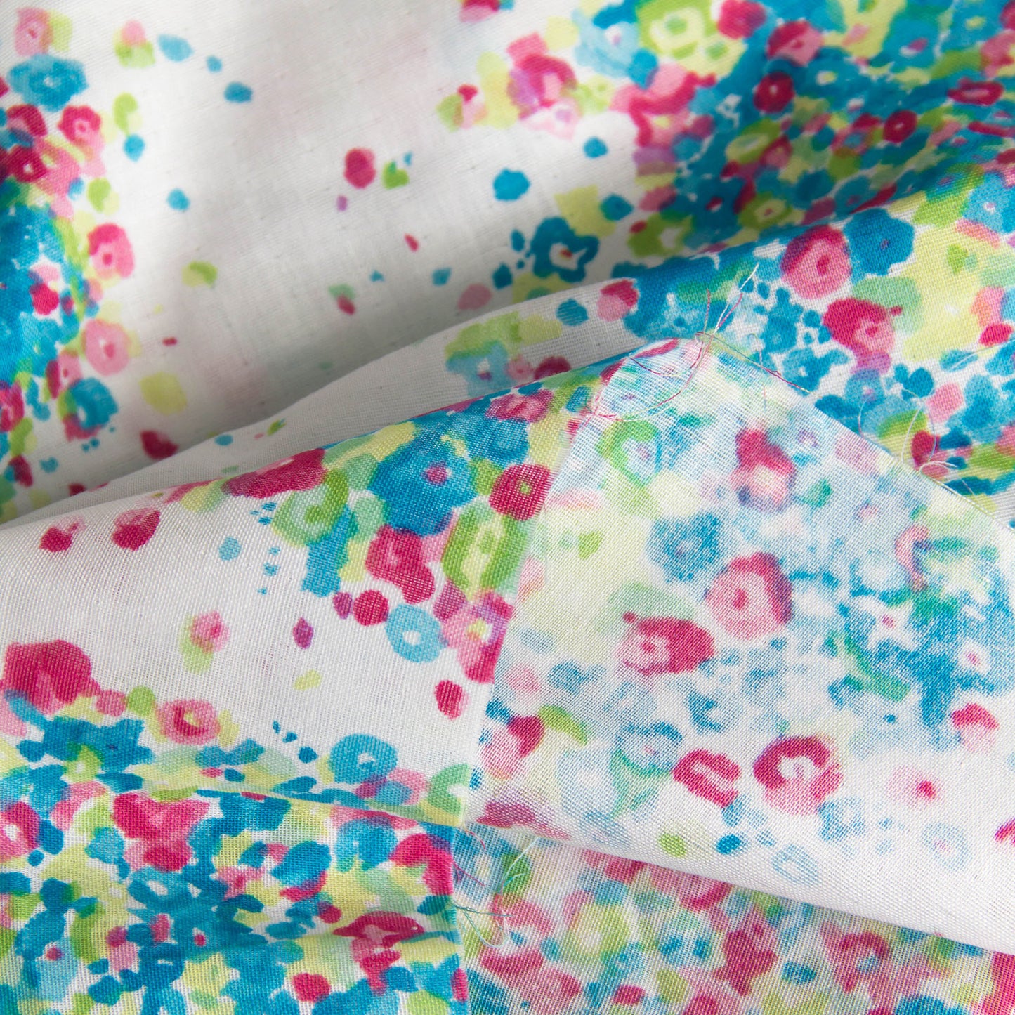 Nani Iro Double Gauze Cotton Fabric Fuwari fuwari White by the Yard