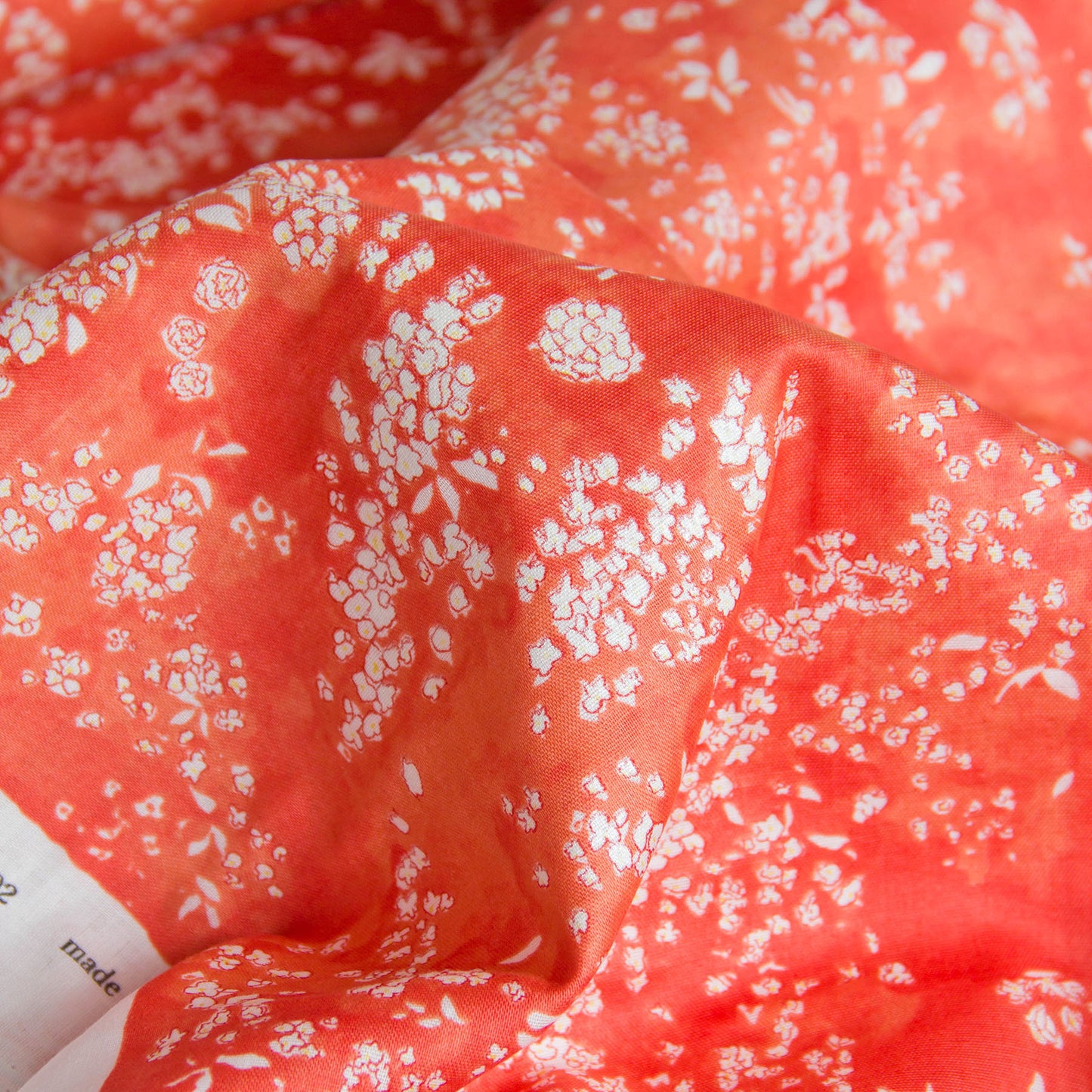 Nani Iro Double Gauze Cotton Fabric Lei nani Corolla Red by the Yard