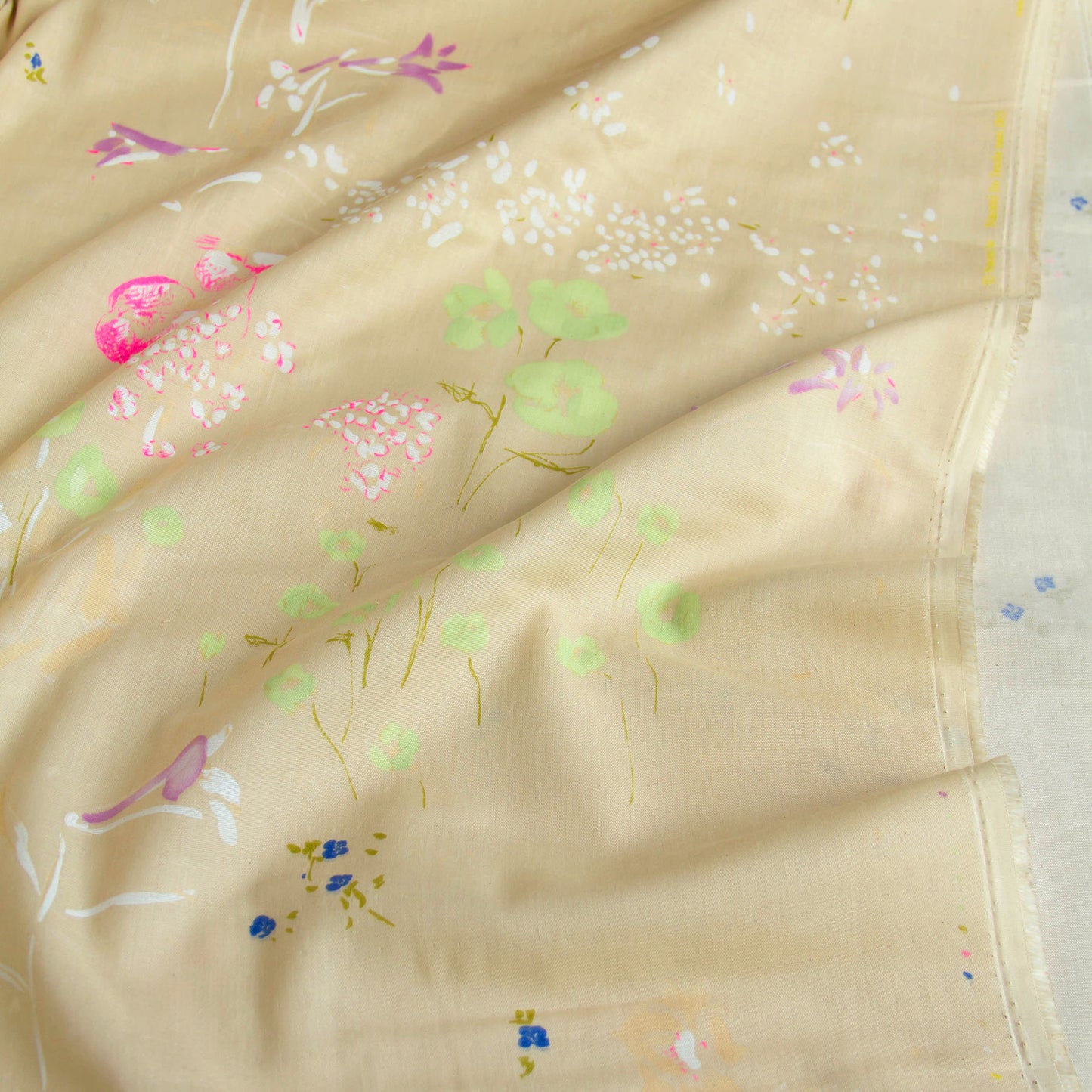Nani Iro Double Gauze Cotton Fabric Peace Beige by the Yard