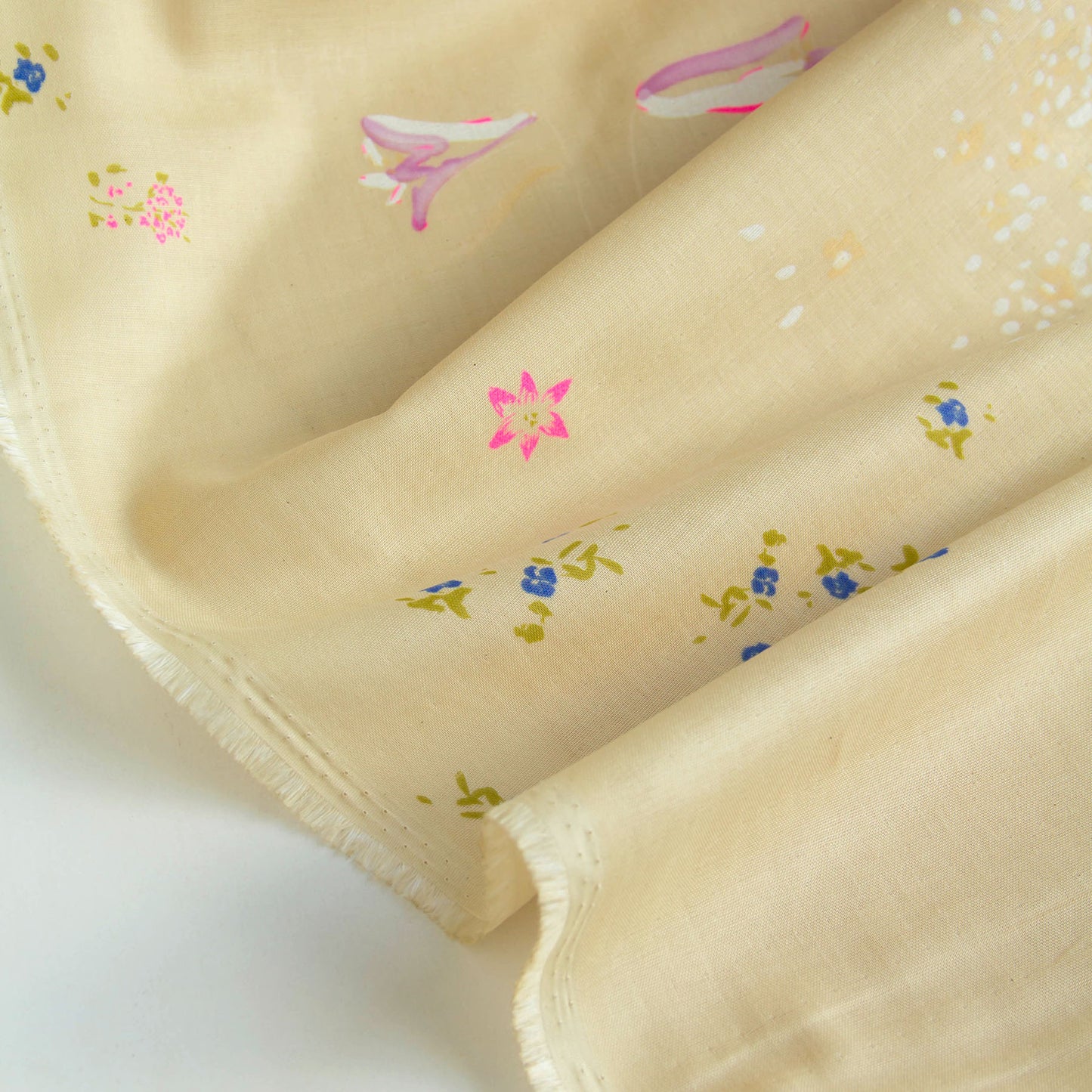 Nani Iro Double Gauze Cotton Fabric Peace Beige by the Yard