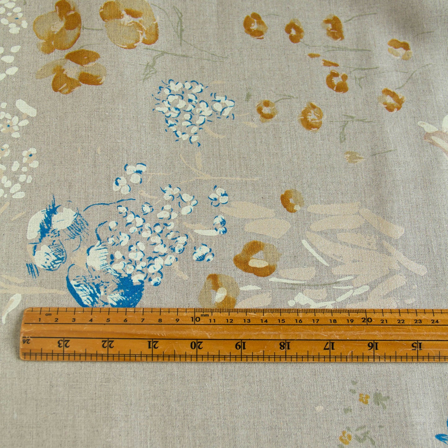 Nani IRO Japanese Linen Fabric Peace Natural by the Yard