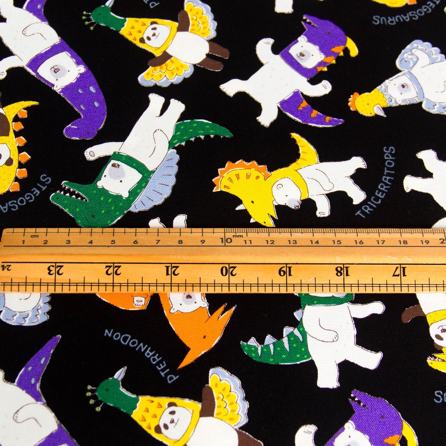 Oxford Cotton Fabric Costume Animal Black by the Yard