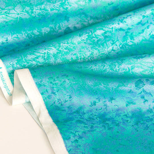 Cotton Fabric Shimmer Fairy Frost Mermaid by the Yard