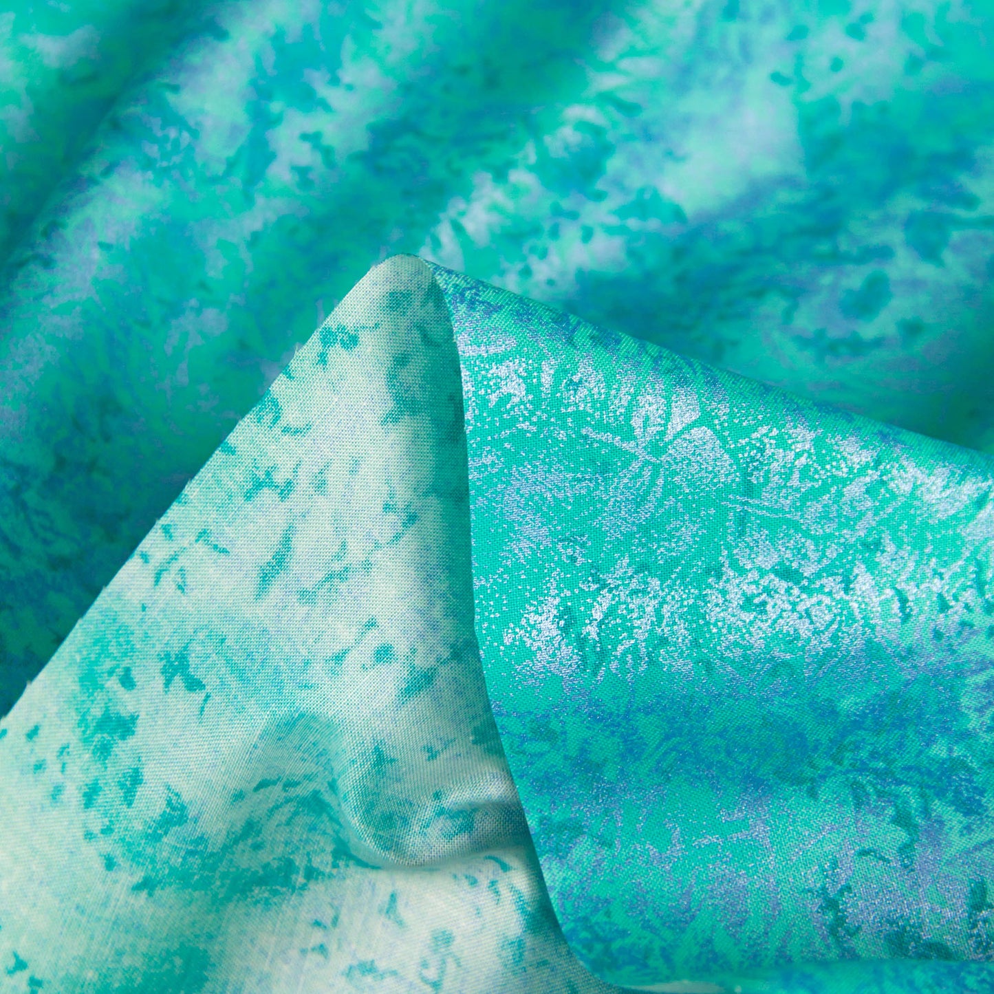 Cotton Fabric Shimmer Fairy Frost Mermaid by the Yard