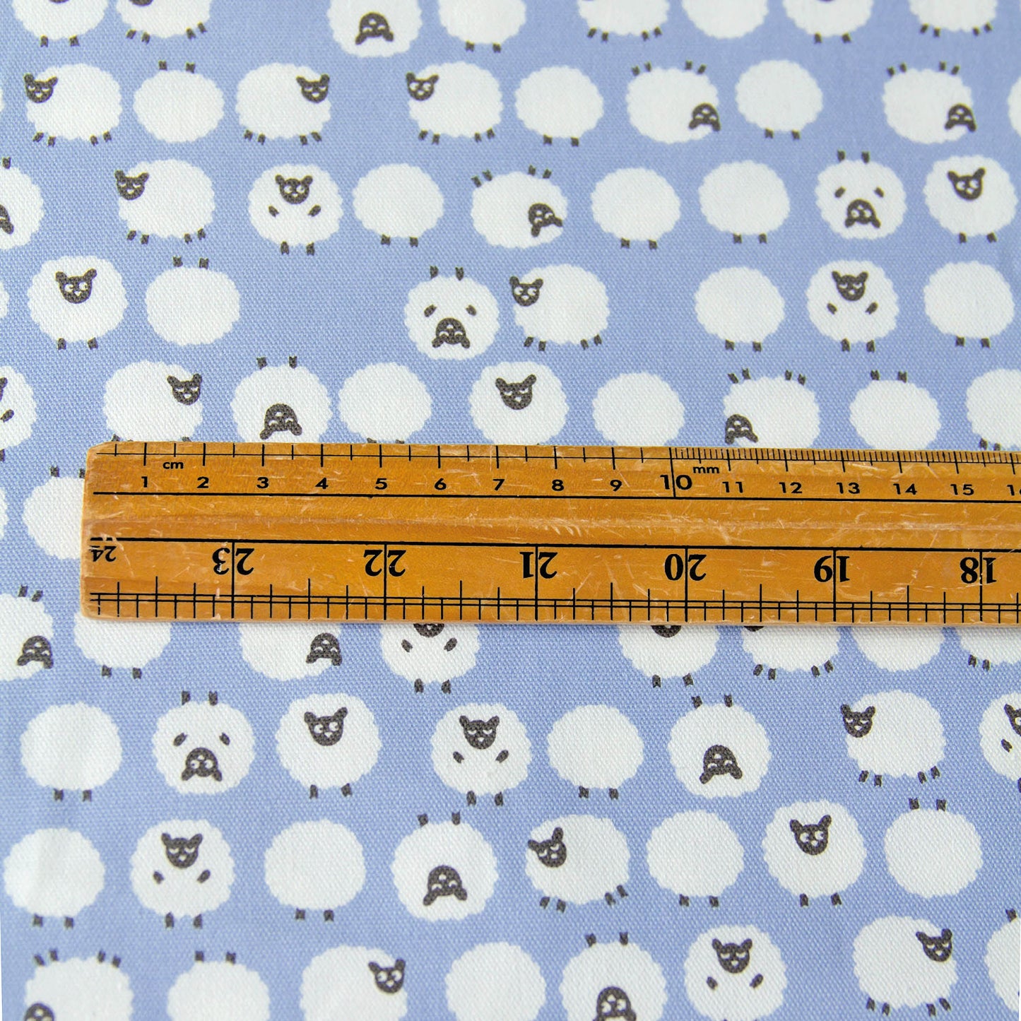 Tissu de coton Oxford, motif mouton A, au mètre