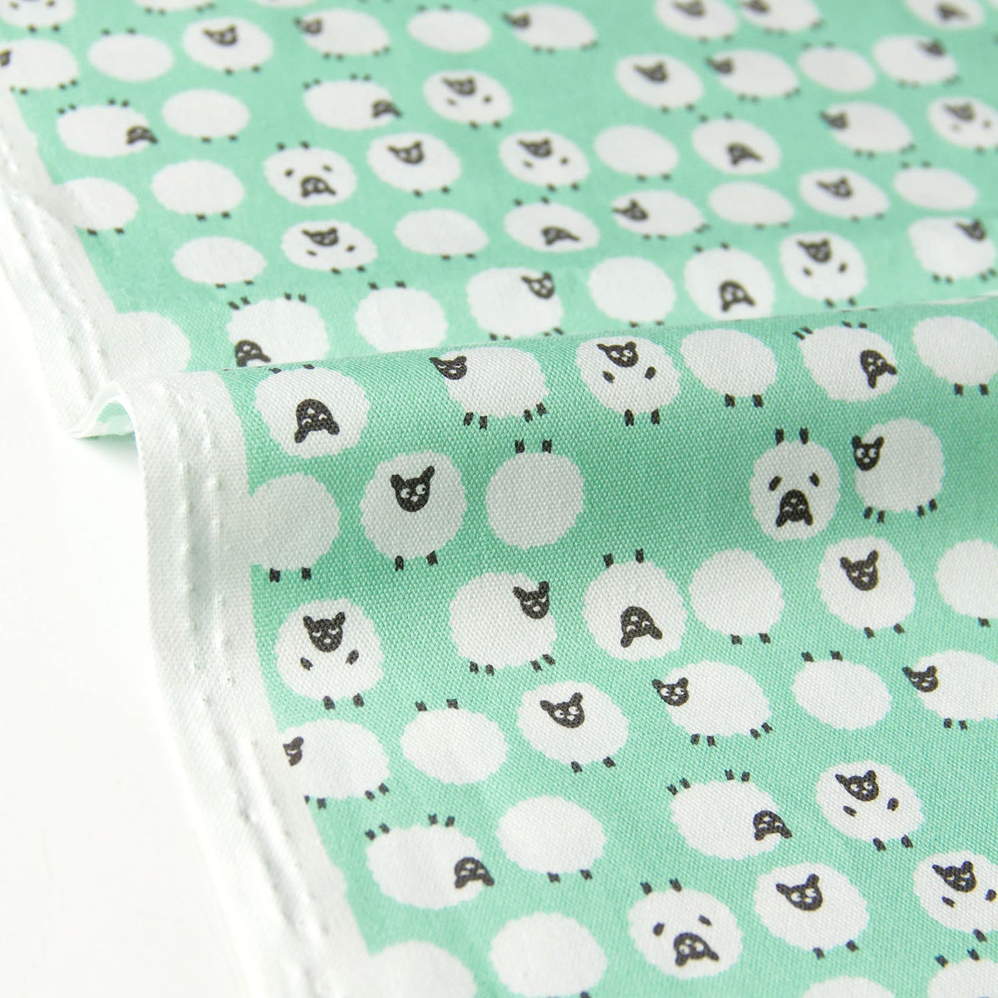 Tissu de coton Oxford, motif mouton B, vendu au mètre