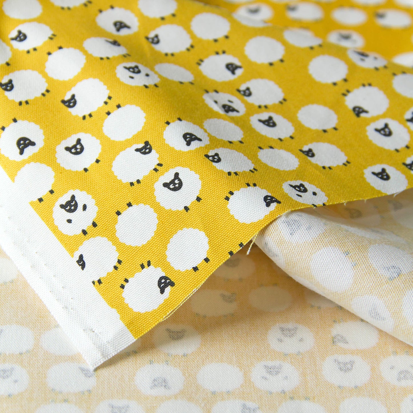 Tissu de coton Oxford à motif mouton D au mètre