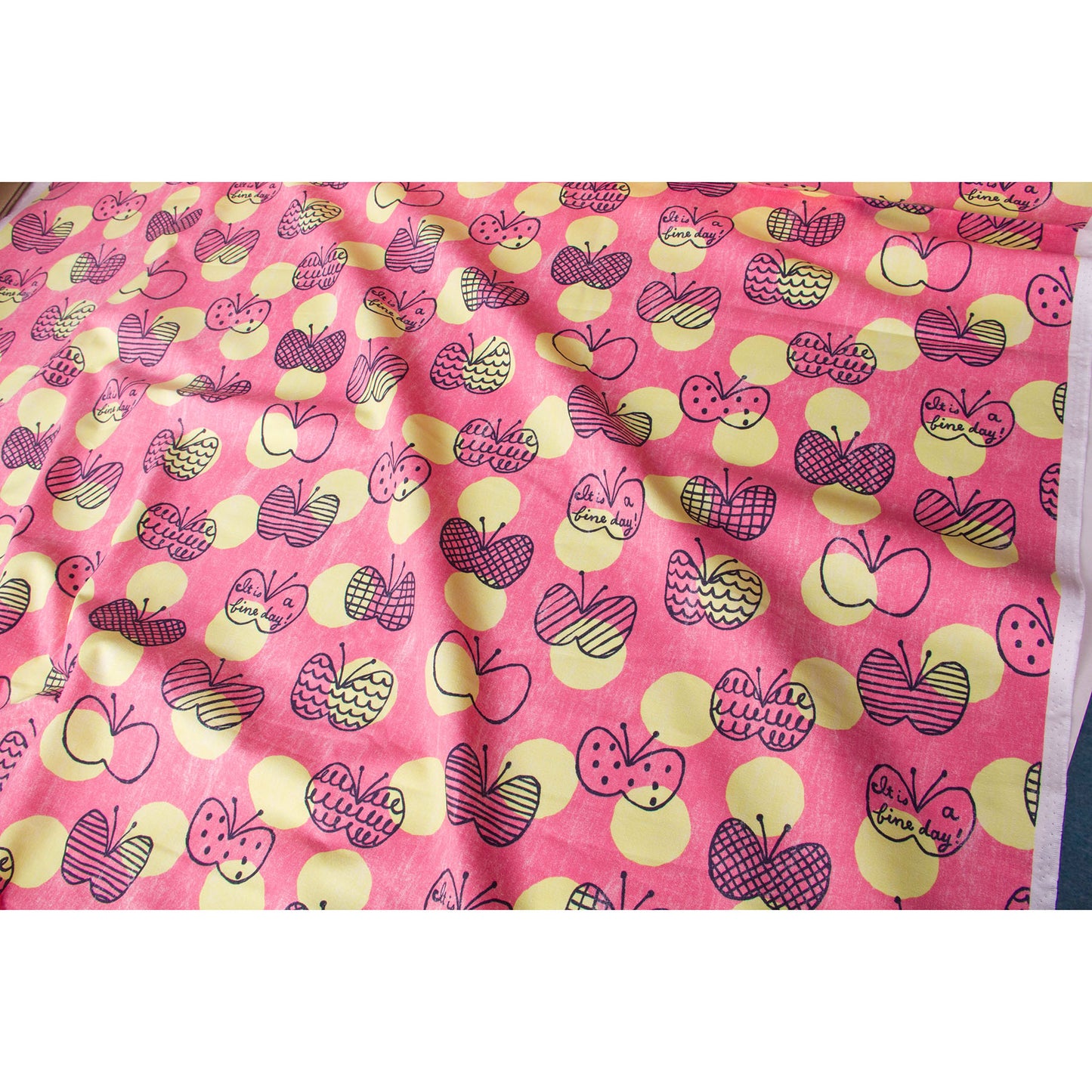 Cotton Canvas Fabric Butterfly by the Yard