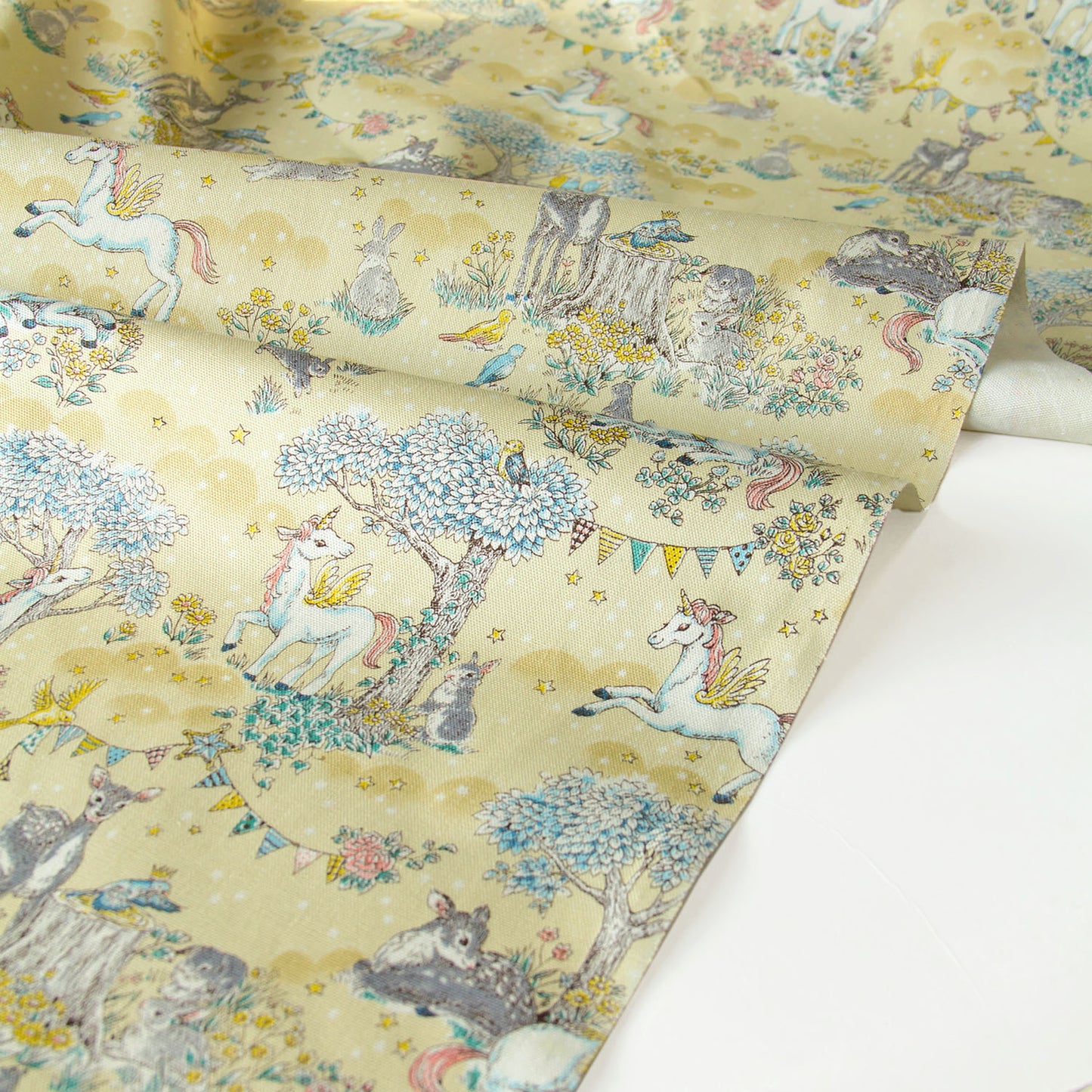 Tissu en coton Oxford Licorne A au mètre