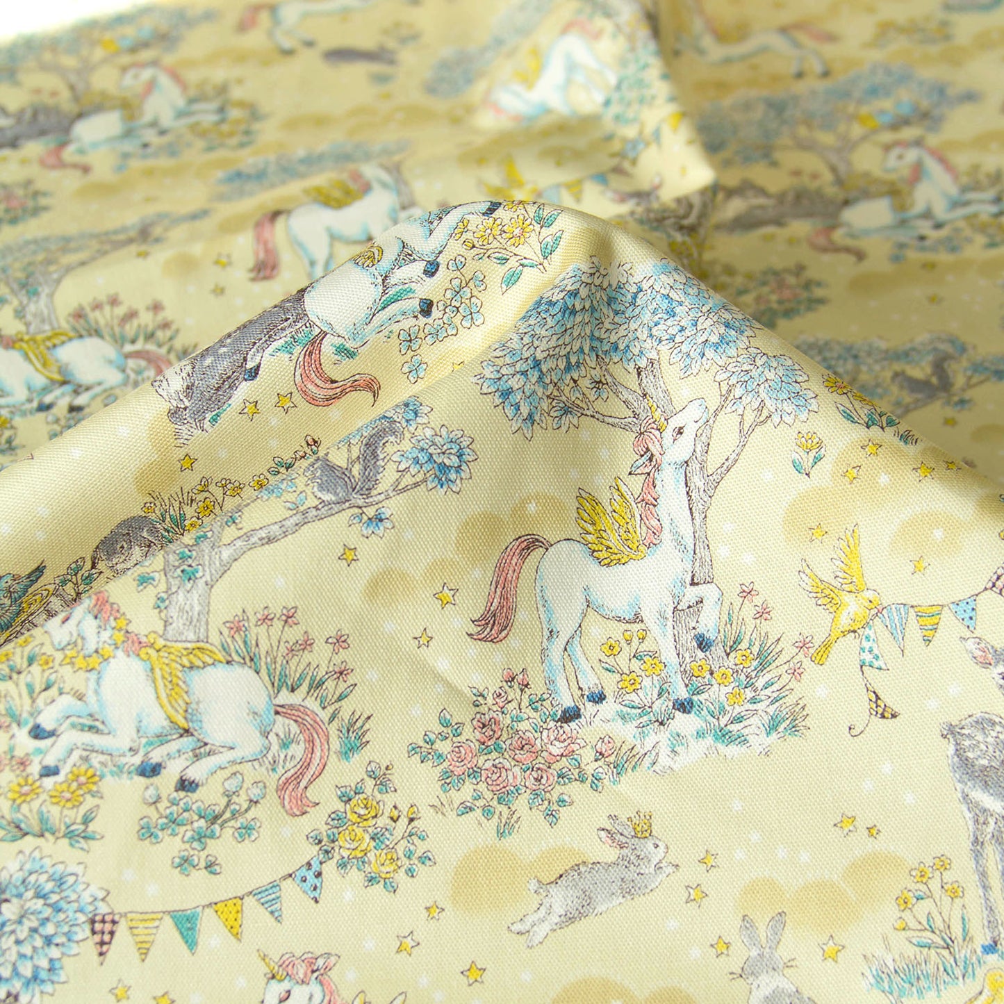 Tissu en coton Oxford Licorne A au mètre