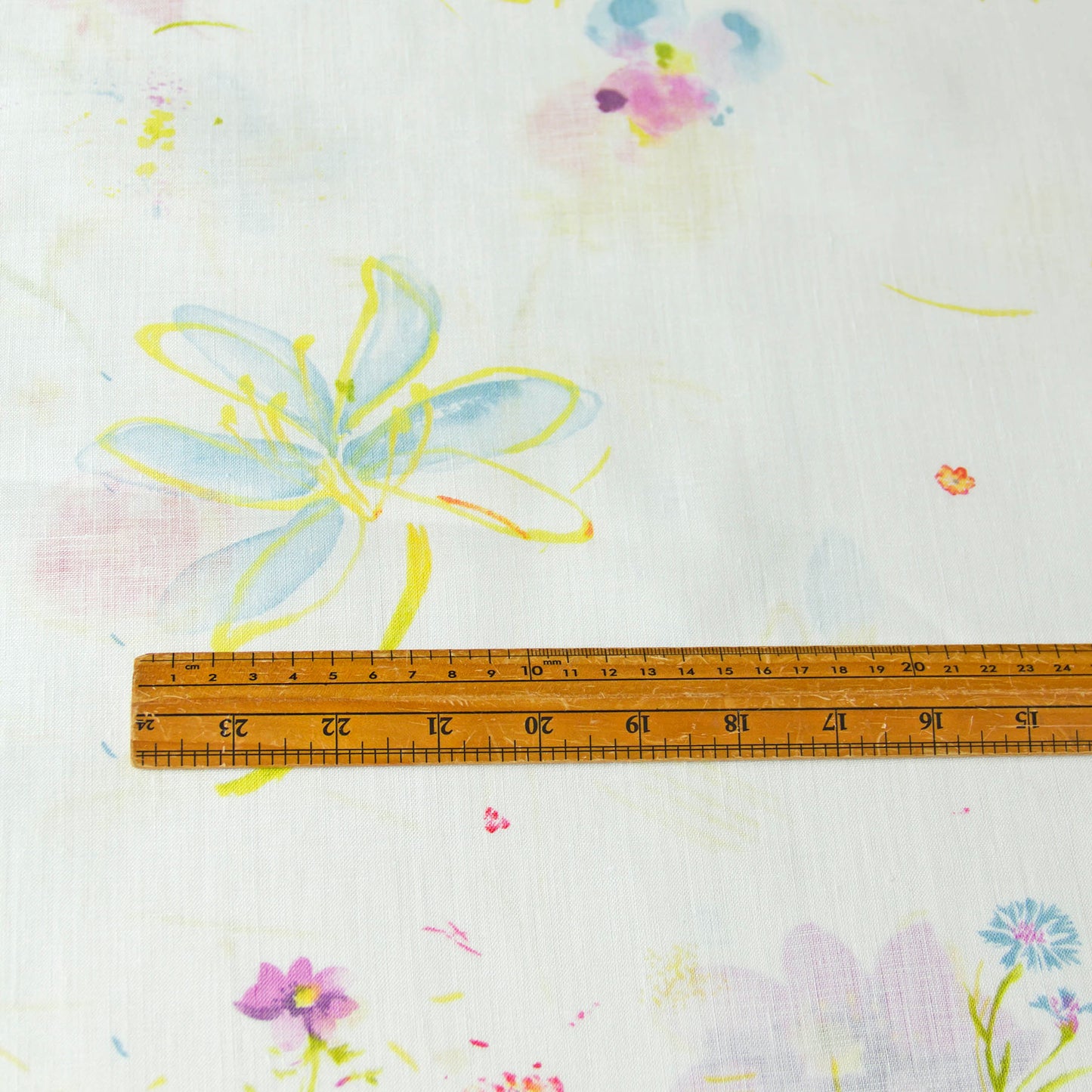 Nani IRO Japanese Linen Fabric Hana White by the Yard