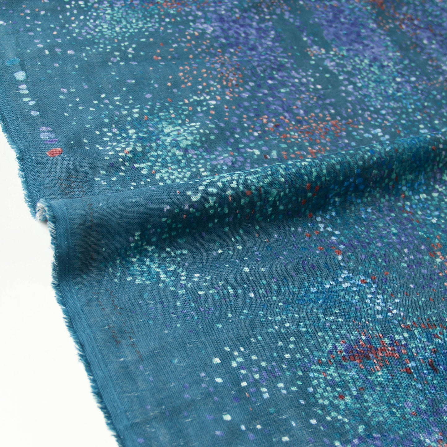 Nani IRO Japanese Double Gauze Fabric Water fall Teal by the Yard