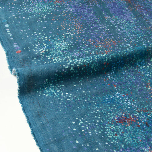 Nani IRO Japanese Double Gauze Fabric Water fall Teal by the Yard