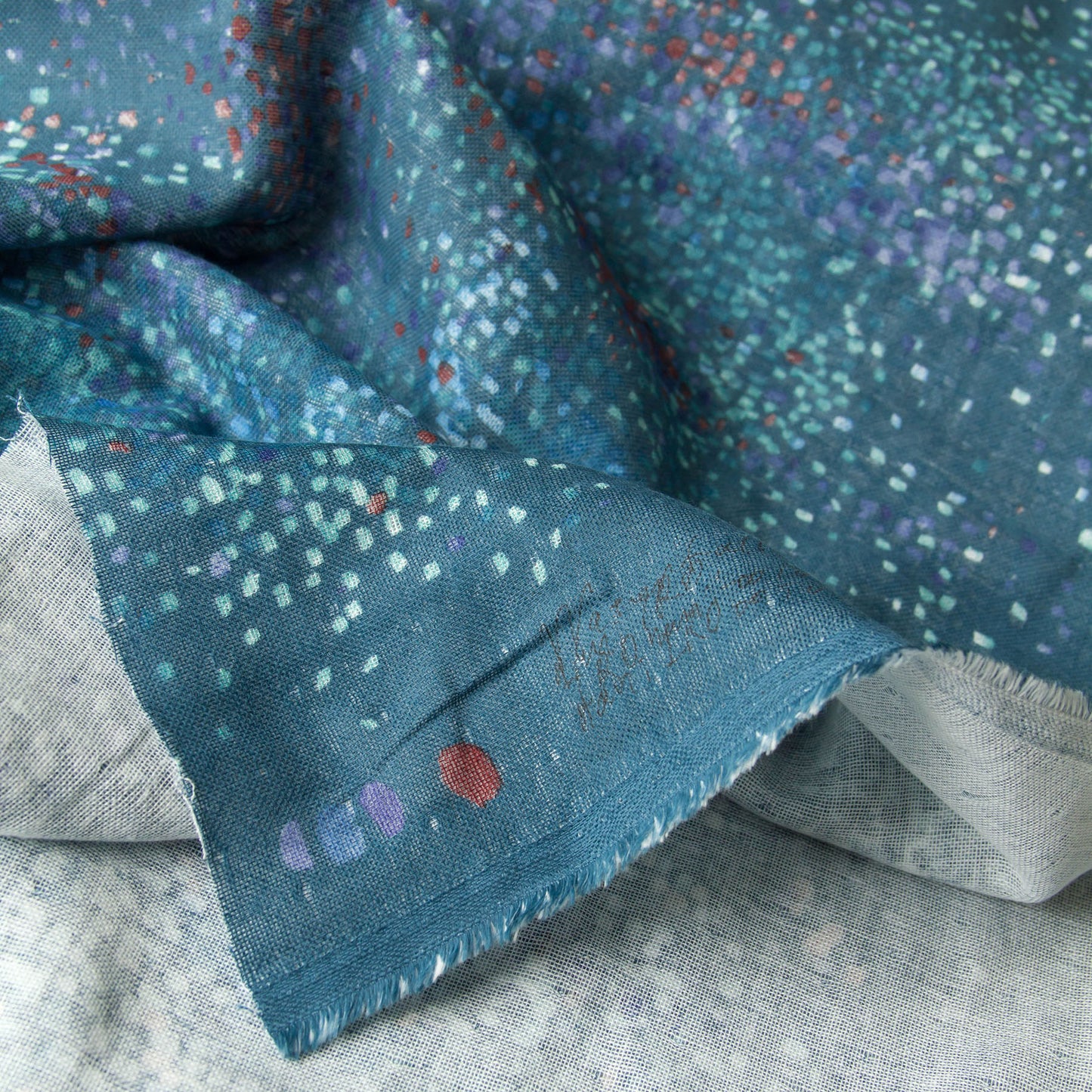 Nani IRO Japanese Double Gauze Fabric Water fall Teal by the Yard