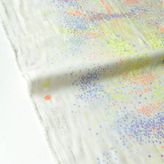 Nani IRO Japanese Double Gauze Fabric Water fall Vanilla Yellow by the Yard