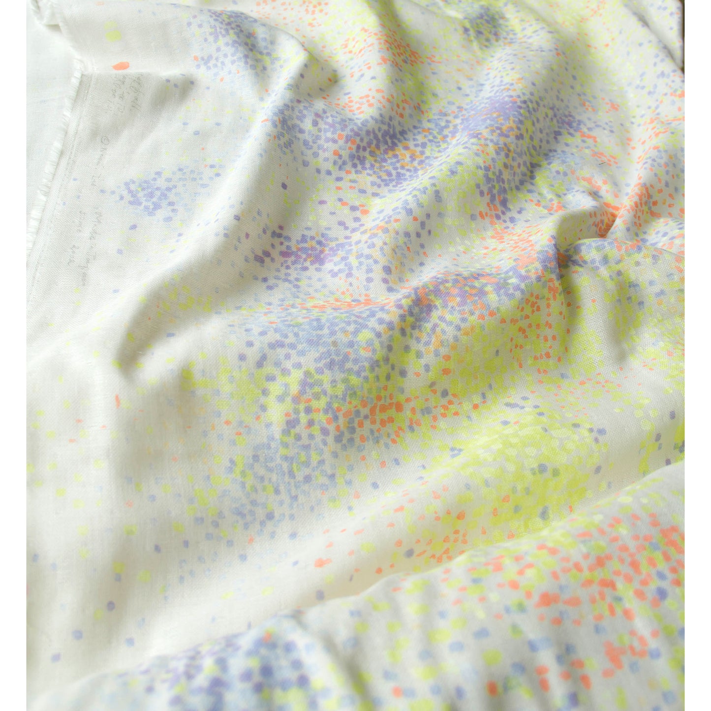 Nani IRO Japanese Double Gauze Fabric Water fall Vanilla Yellow by the Yard