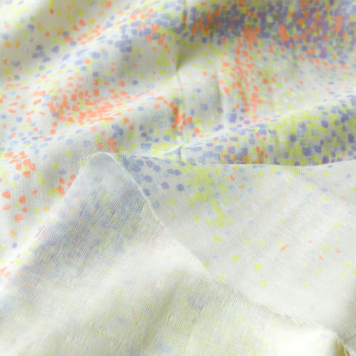 Nani IRO Japanese Double Gauze Fabric Water fall Vanilla Yellow by the Yard