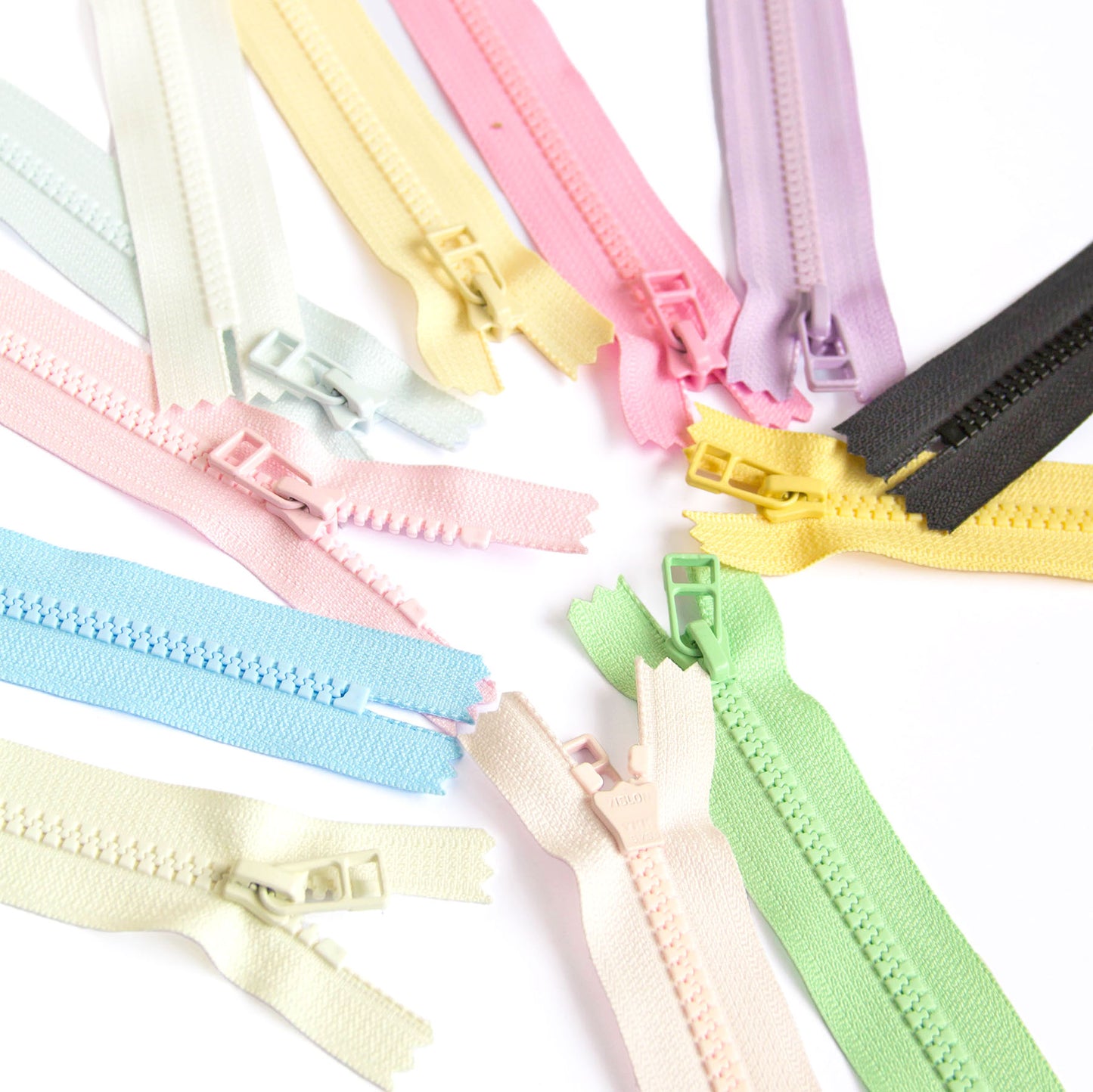 YKK #5 Closed-End Resin Zippersy for Sewing Bags 30CM