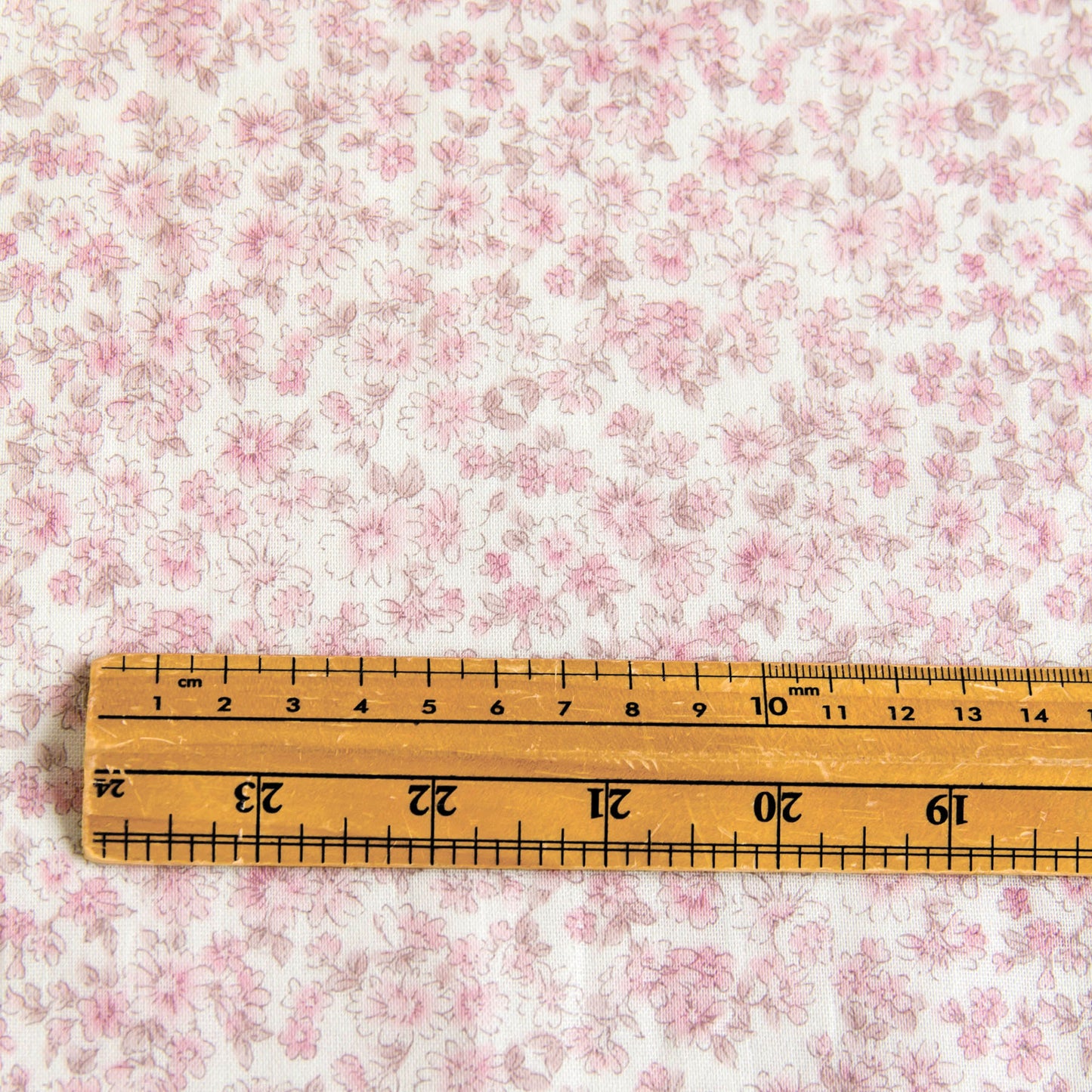 Cotton Double Gauze Fabric Flower Pink by the Yard