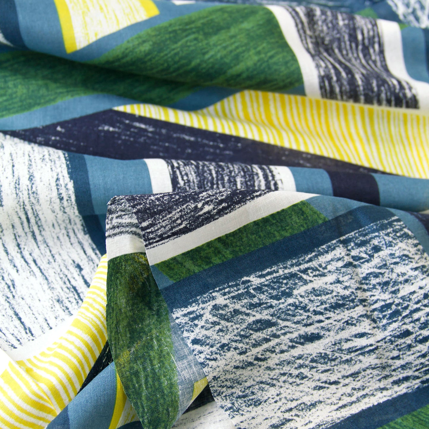 Keshiki Light Weight Cotton Linen Fabric Highway C by the Yard