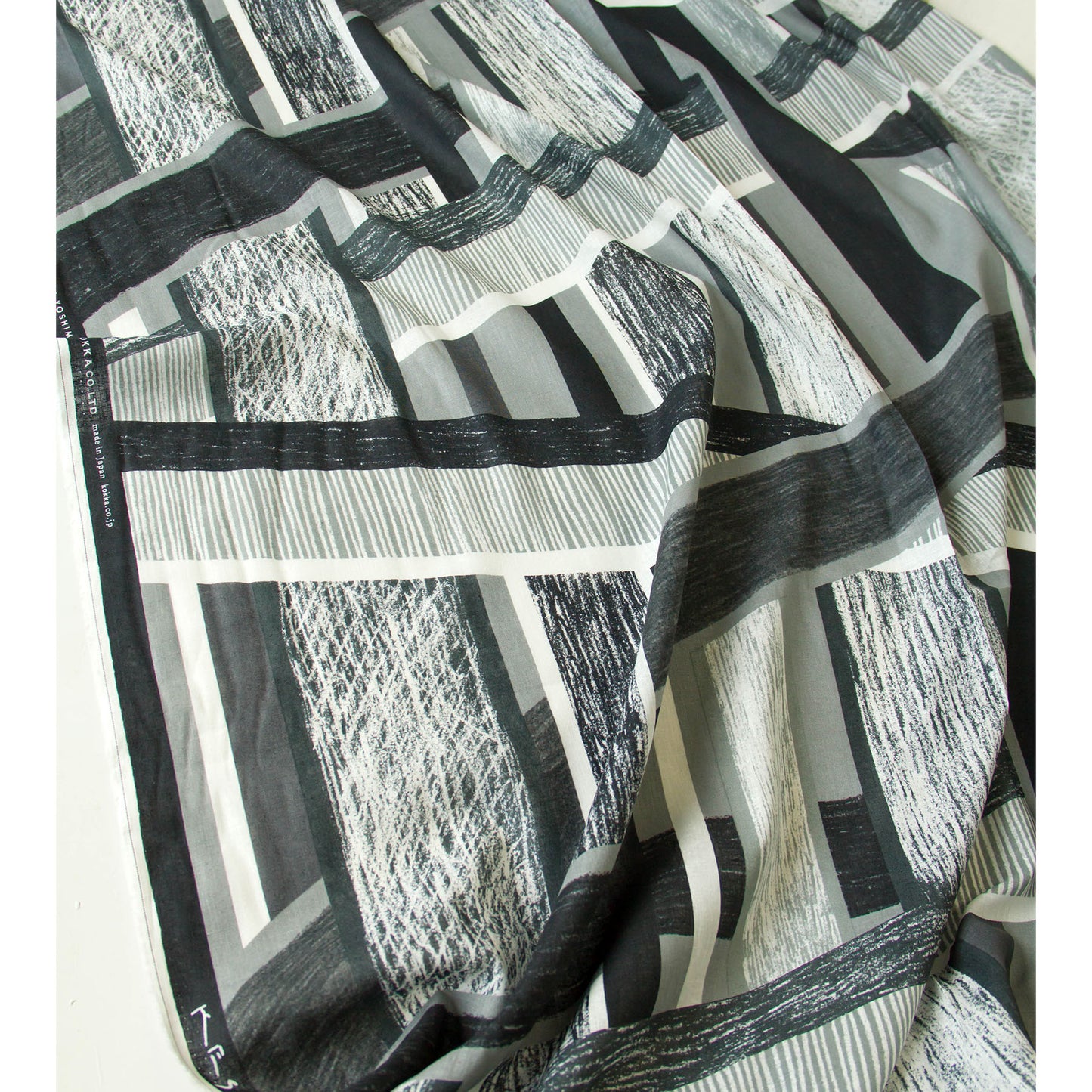 Keshiki Light Weight Cotton Linen Fabric Highway D by the Yard