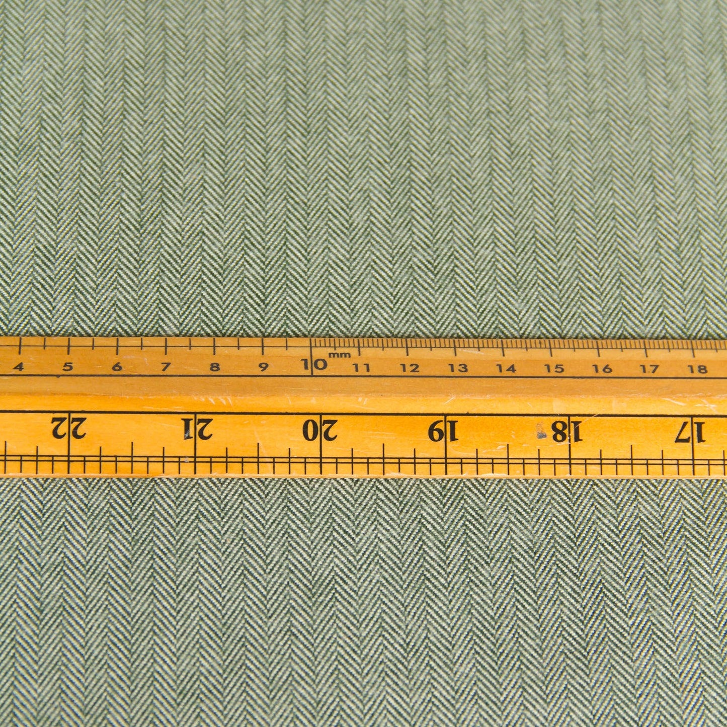 Cotton Herringbone Brushed Flannel Fabric Sage Green by the Yard