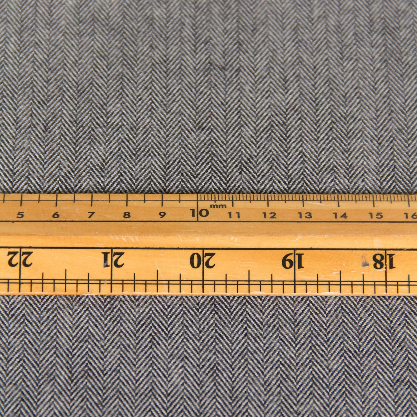 Cotton Herringbone Brushed Flannel Fabric Gray by the Yard
