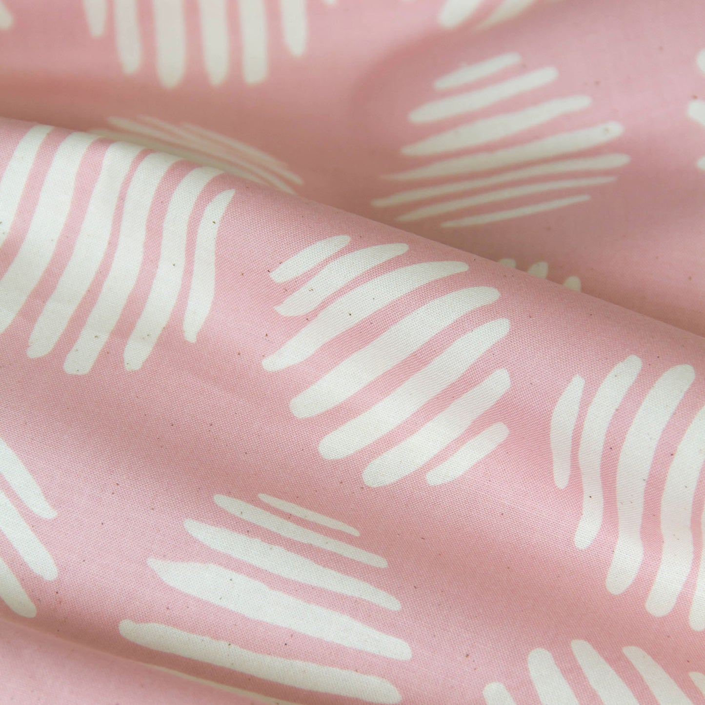 Cotton Fabric  Abstract Circle Print Pink by the Yard