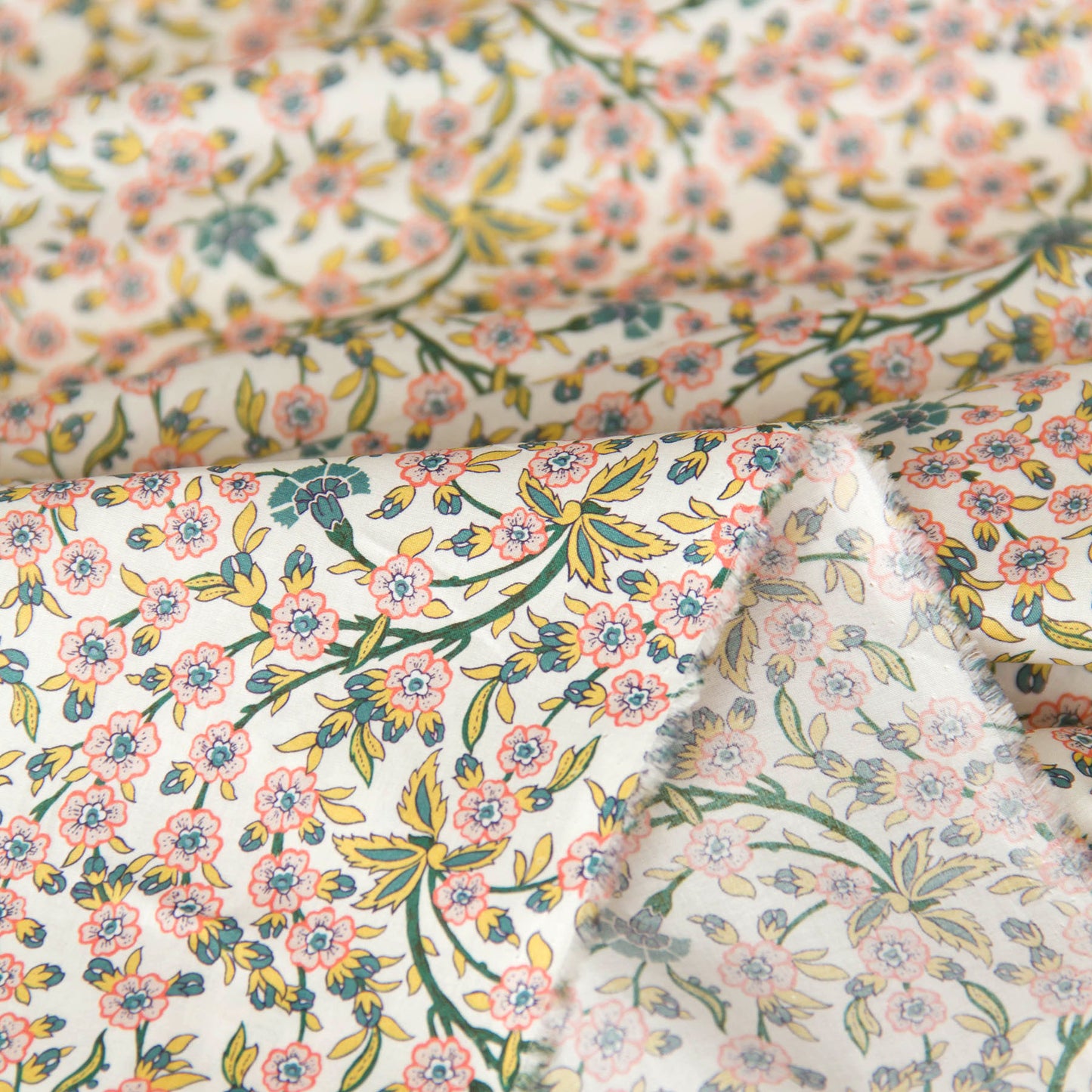 Liberty Cotton Lawn Fabric Empress Floral Sold by the Yard