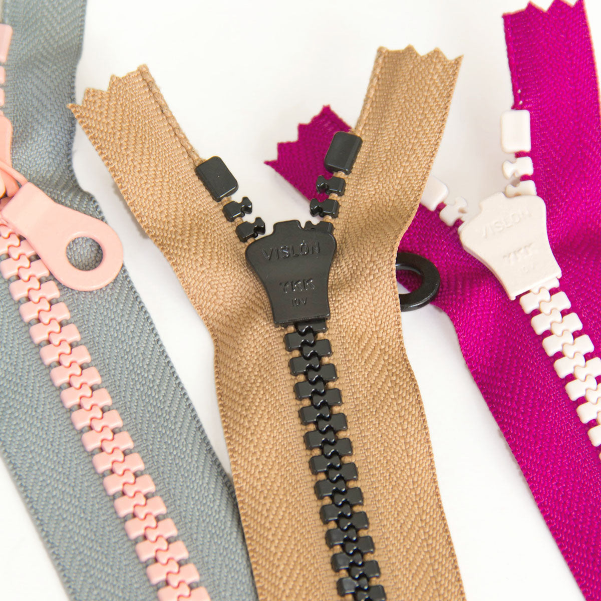 YKK #10 Closed-End Resin Zippers Heavy Duty for Sewing Bags
