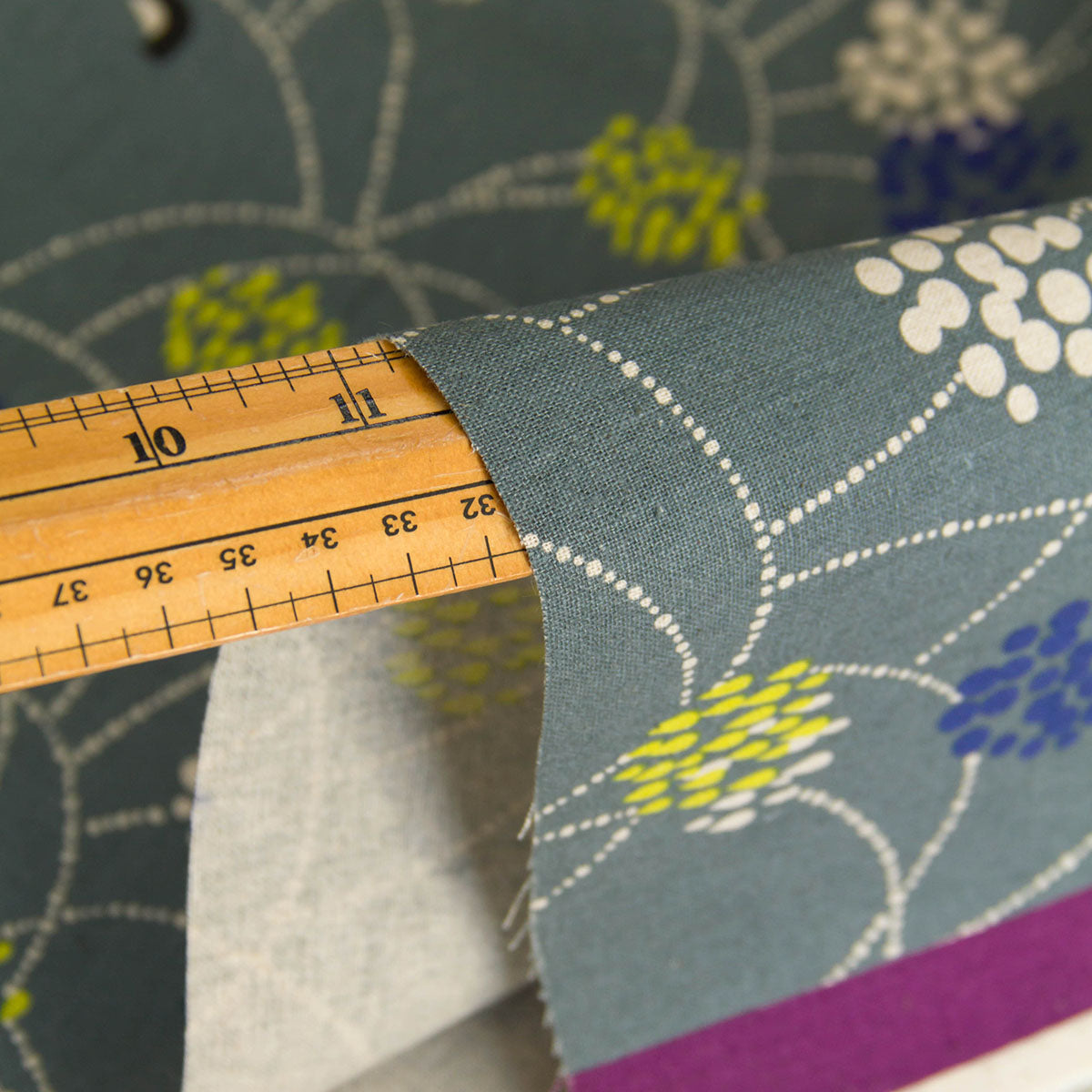 Cotton Linen Canvas Fabric Echino By Etsuko furuya Bird to hang Gray by the Yard