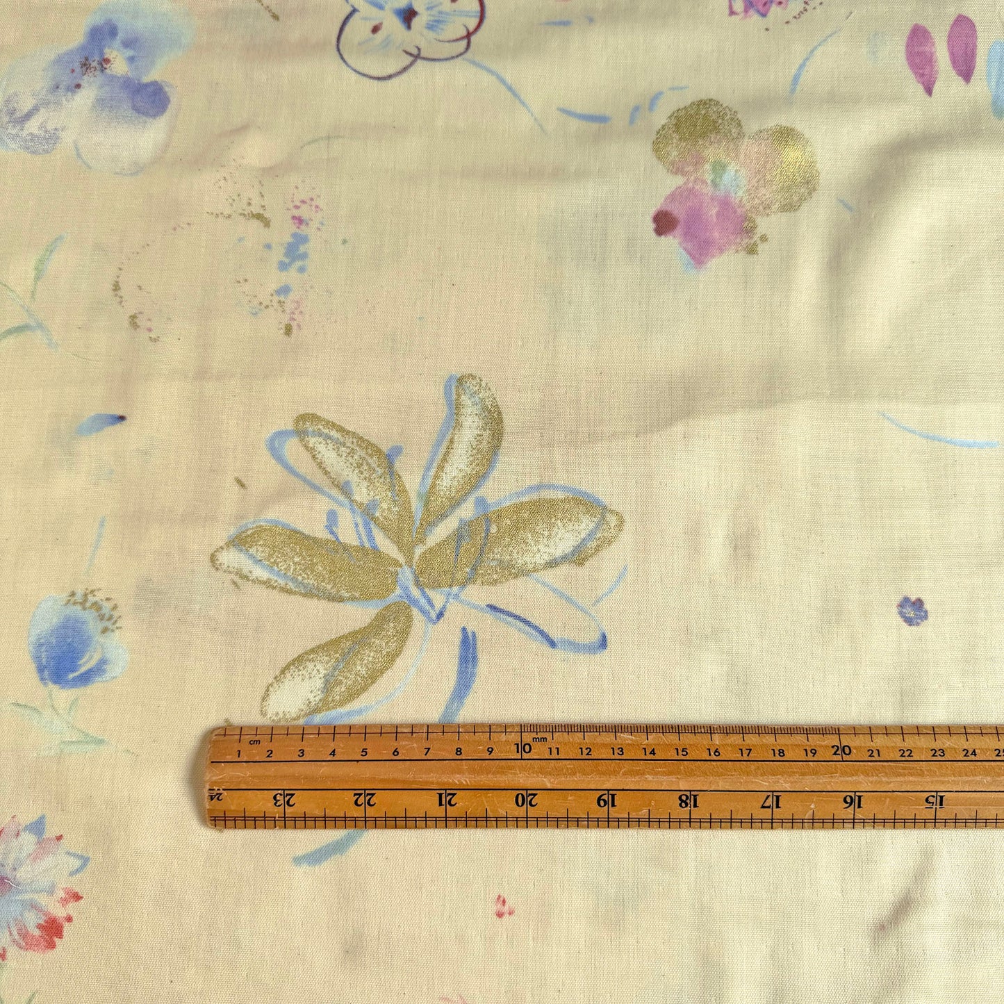 Nani Iro Double Gauze Cotton Fabric Haha Beige by the Yard