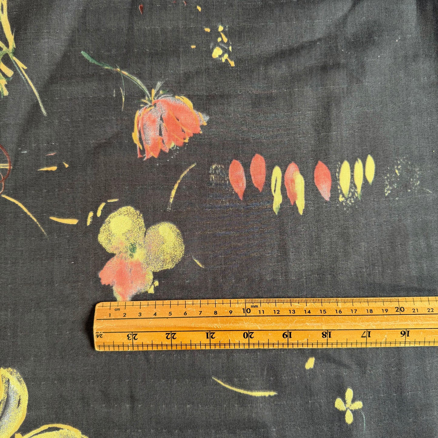 Nani Iro Double Gauze Cotton Fabric Haha Carbon by the Yard