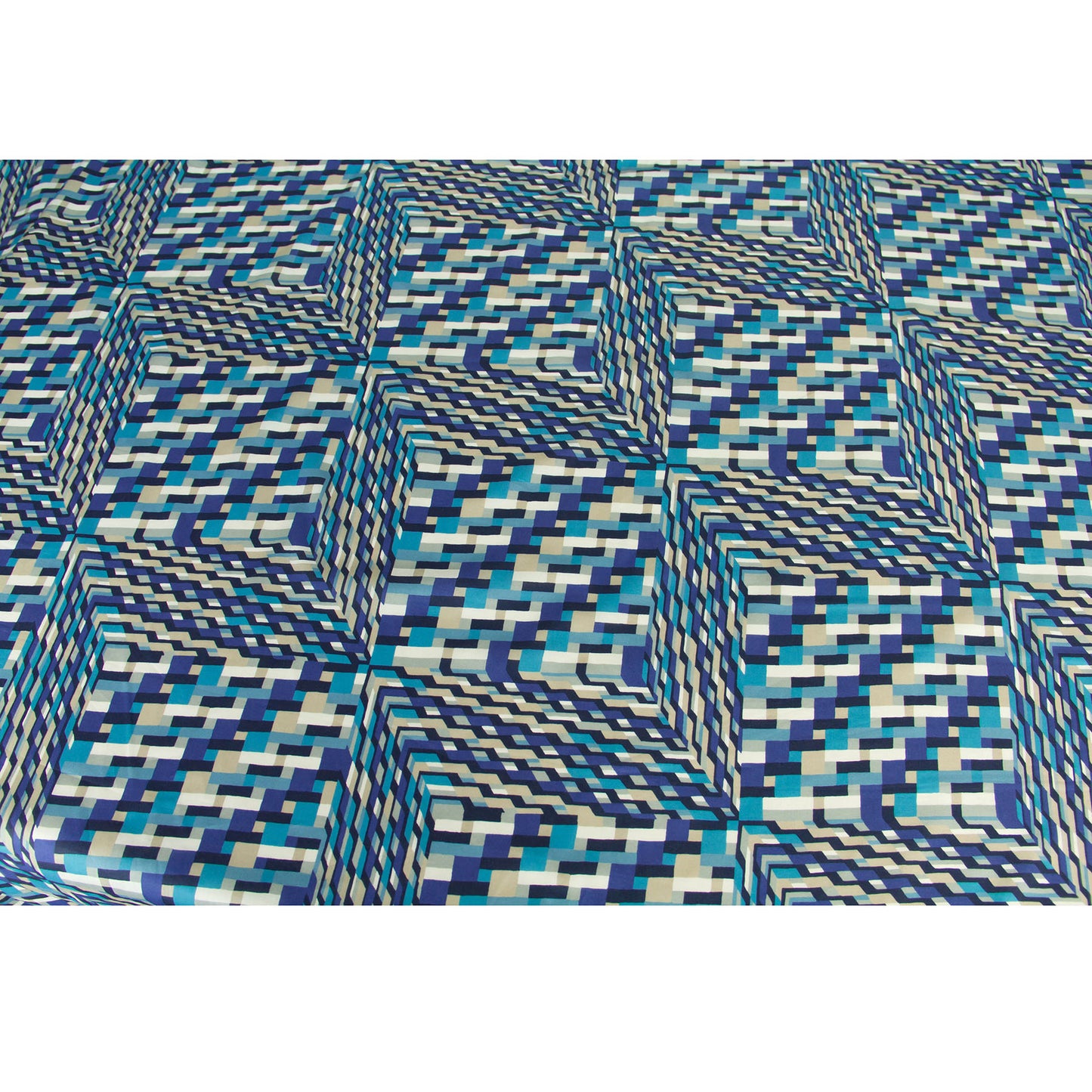 Tissu léger en coton lawn, motif Kokka Flower, noir, vendu au mètre